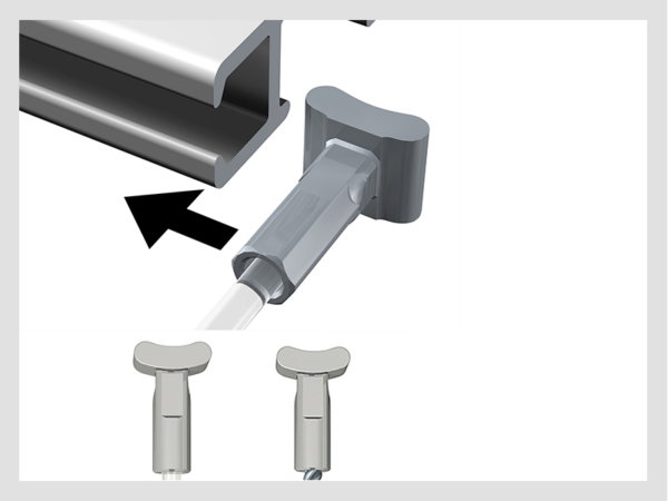 Závesné perlonové lanko | SOLID SLIDER | 100-500cm | ARTITEQ – Obrázok 7