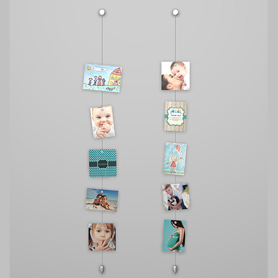 Picture Mouse - sólo systém - závesné LANKO 150 cm - biele