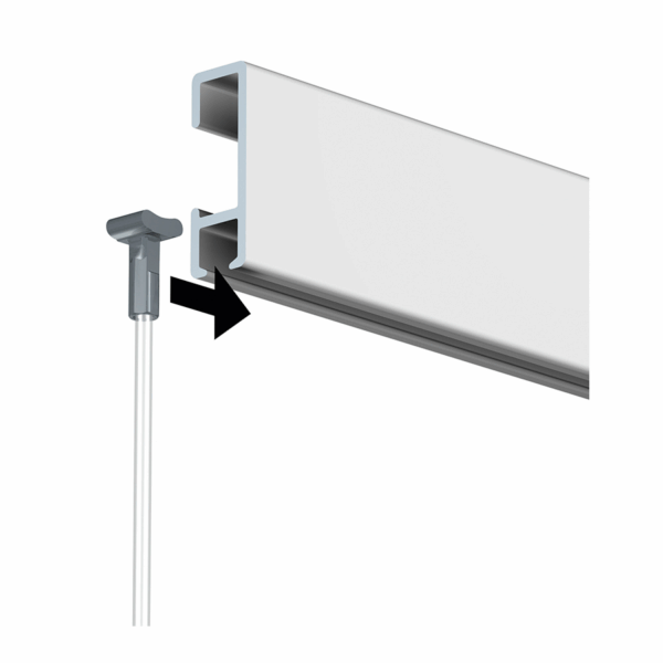 Závesné perlonové lanko | SOLID SLIDER | 100-500cm | ARTITEQ – Obrázok 3