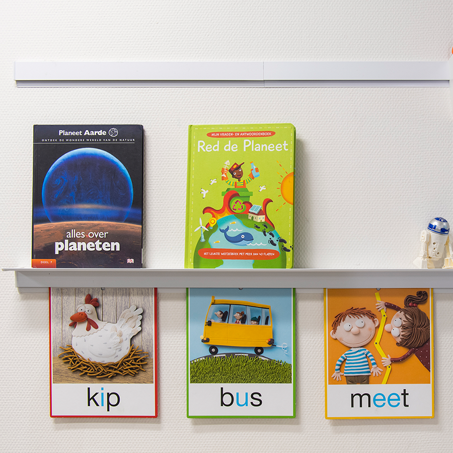 Info Rail + ZAVESNÝ SYSTÉM 200 cm - biely – Obrázok 4