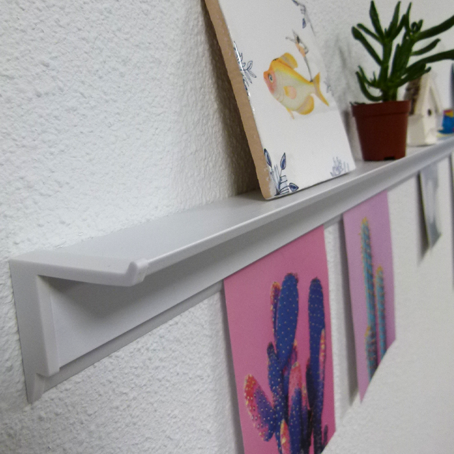 Info Rail + ZAVESNÝ SYSTÉM 200 cm - biely – Obrázok 6