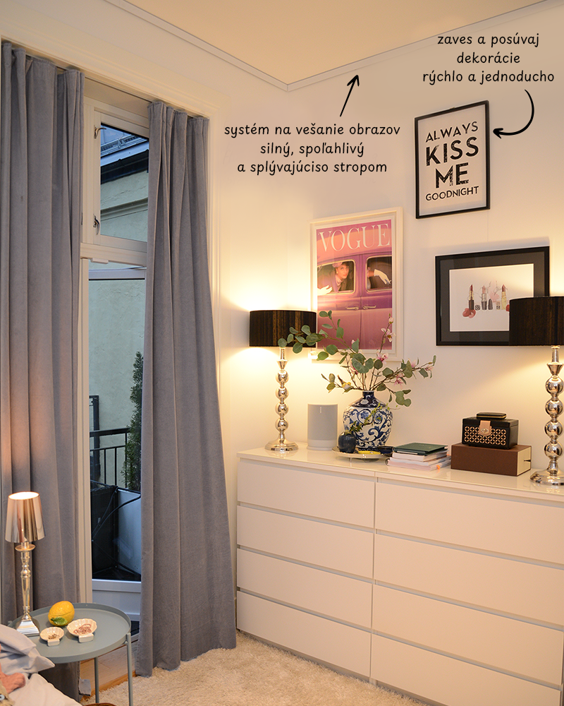 Click Rail Pro ZÁVESNÝ SYSTÉM 200 - 300 cm - kartáčovaný hliník – Obrázok 3