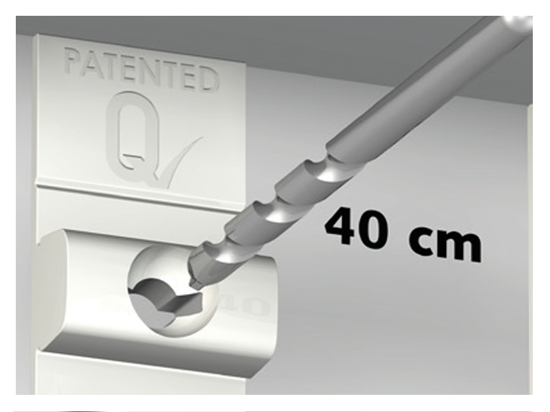 Click Rail Pro ZÁVESNÝ SYSTÉM 200 - 300 cm - kartáčovaný hliník – Obrázok 6
