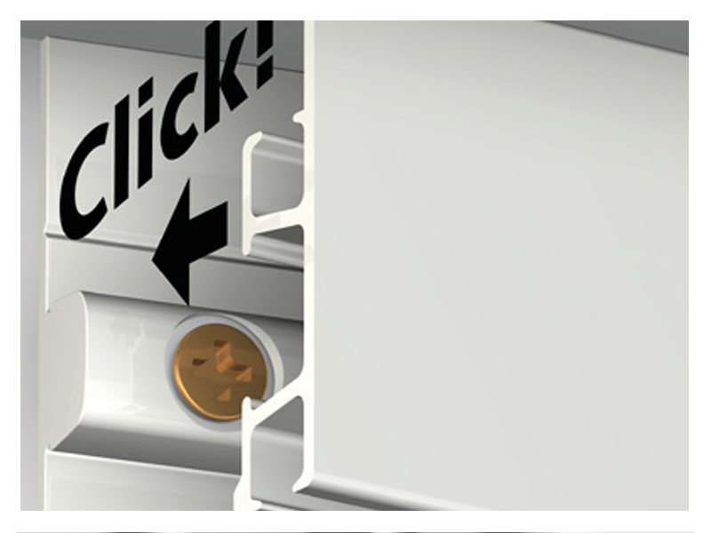 Click Rail Pro ZÁVESNÝ SYSTÉM 200 - 300 cm - kartáčovaný hliník – Obrázok 8