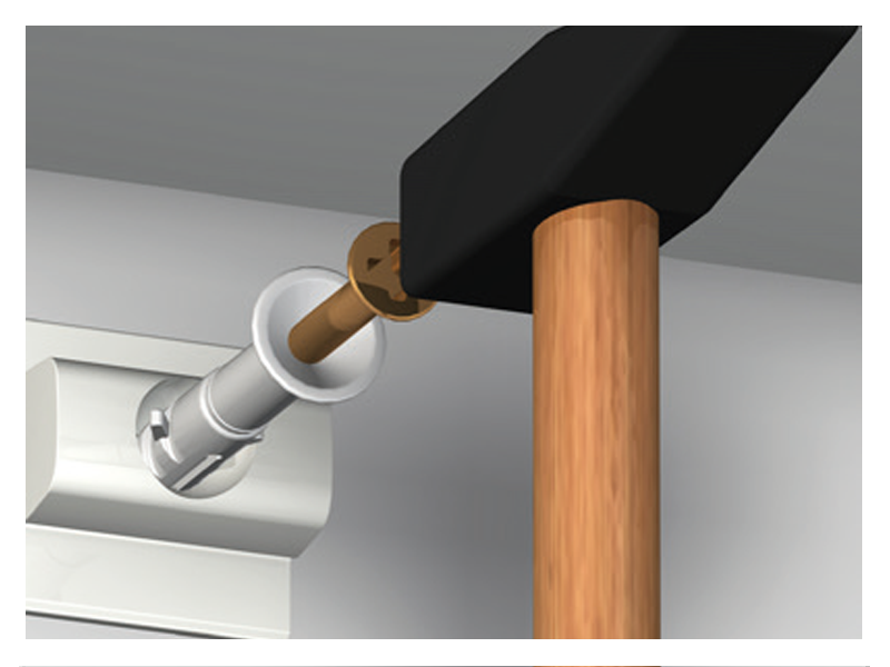 Click Rail Pro ZÁVESNÝ SYSTÉM 200 - 300 cm - kartáčovaný hliník – Obrázok 12
