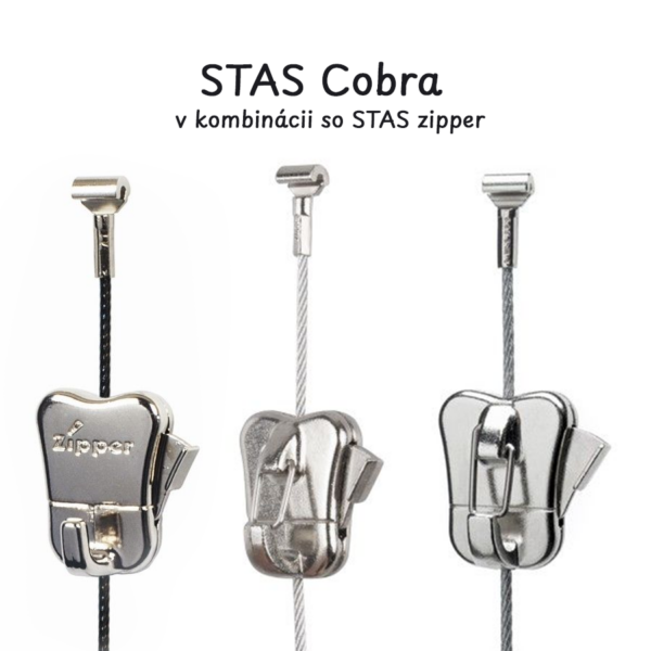 Oceľové lanko | STAS COBRA | 100 - 450 cm | – Obrázok 3